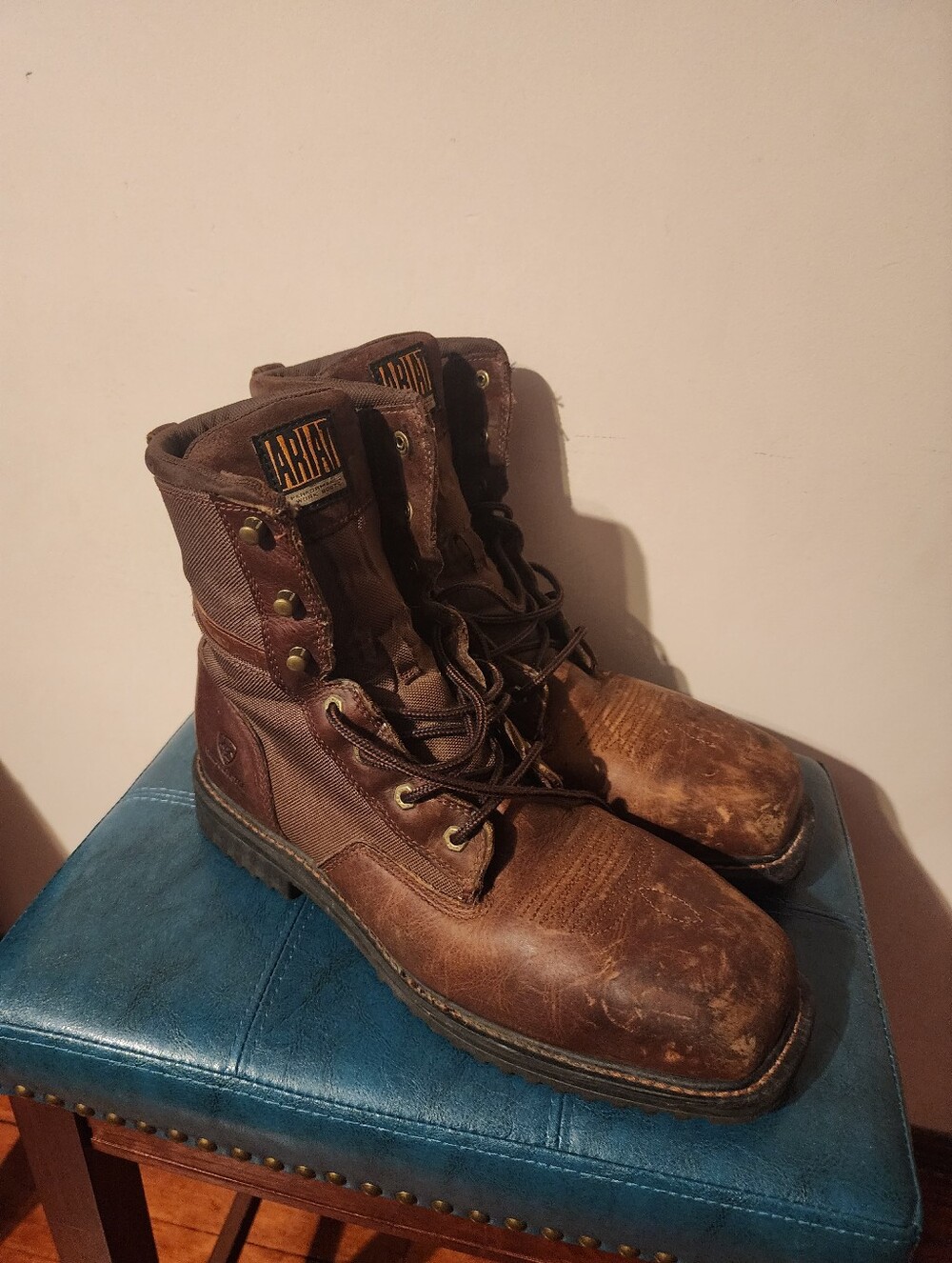 Ariat Brown Men's Lace-Up Work Boots